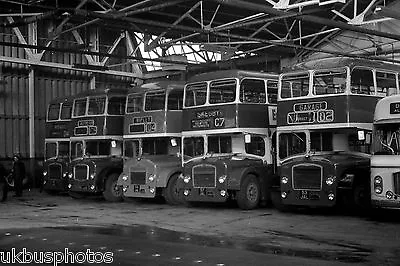 Midland General Bristol FLF's Alfreton Depot 1973 Bus Photo • £2.70