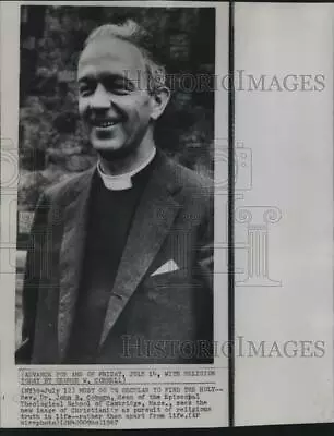 1967 Press Photo Reverend Dr. John B. Coburn Episcopal Theological School Dean • $16.99