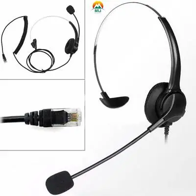 £12.94 • Buy 1Pcs Noise Cancelling Headphone Microphone Headset  Call Centre Office Telephone