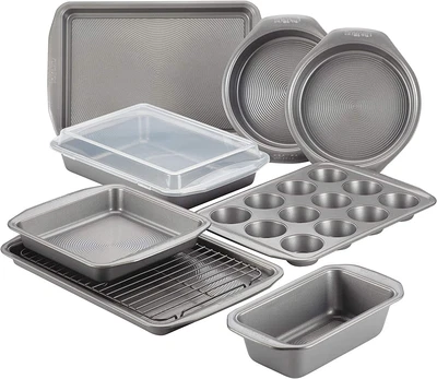 $211.29 • Buy Nonstick Bakeware Set With Nonstick Bread Pan, Cookie Sheet, Baking Pans, Baking