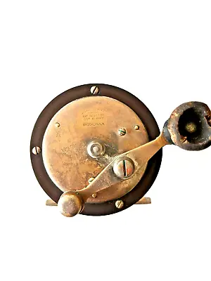 $120 • Buy Julius Vom HOFE Size 1/0 - 3  Diameter Reel Made For Thos J. Conroy. Pat 1886
