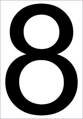 3.5in X 5in Number 8 Magnet Car Truck Vehicle Magnetic Sign • $10.99