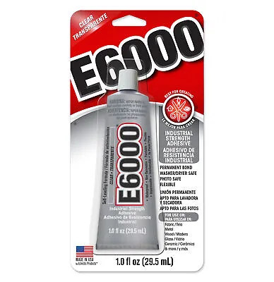 £8.99 • Buy E6000 Multi Purpose - Industrial Strength Adhesive Glue Clear 1fl Oz 29.5ml USA