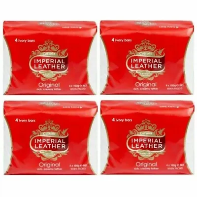 16 X Cussons Imperial Leather Original Ivory Soap Bars Rich Creamy Leather 100g • £15.45