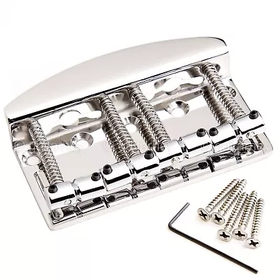 Hipshot 4-String Vintage Bass Bridge .750  String Spacing Quick Load - STAINLESS • $79.95