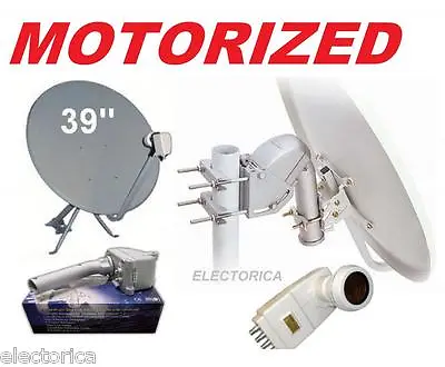 39   Motorized Satellite Dish-sg2100 Motor Invacom Quad Lnb Qph031 Fta 33 Hd Tv • $345.99