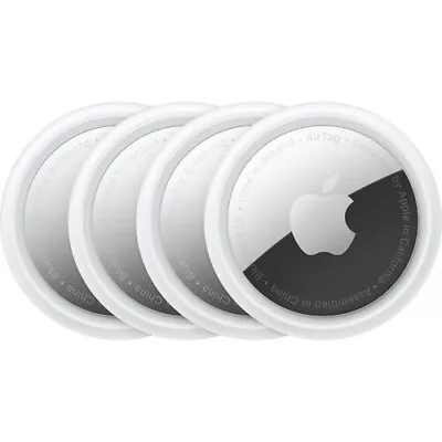 New Genuine Original Apple AirTag Bluetooth Tracker Item Key Finder - 4 Pack • £89.99