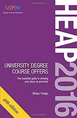 HEAP 2016: University Degree Course Offers : The Essential Guide • £5.66