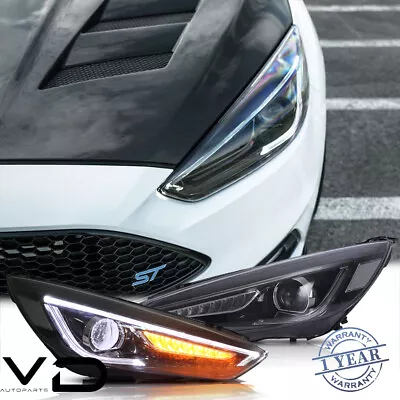 VLAND LED Projector Headlights For Ford Focus ST/RS 2015-2017 Sequential Lamp • $449.99