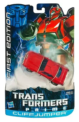 $296.96 • Buy Transformers Prime First Edition Deluxe Cliffjumper C10 Mint Cardback Rare