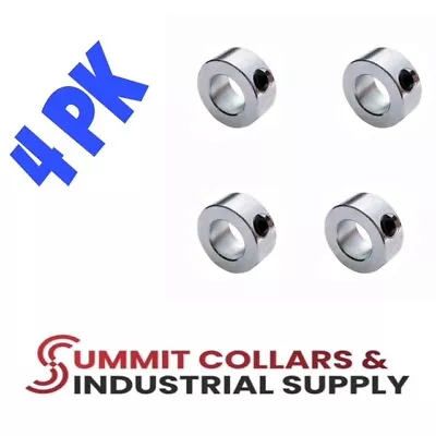 5/16” Shaft Solid Steel Zinc Plated Set Screw Collar (Qty 4) Free Ship • $7.99