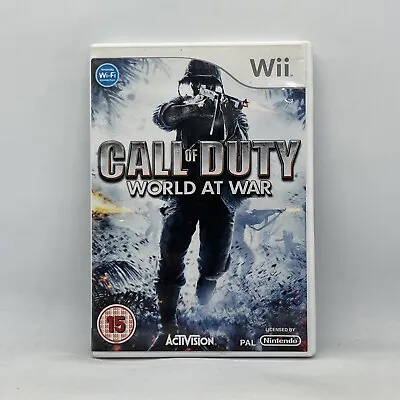 Call Of Duty World At War COD Nintendo Wii Video Game Free Post PAL • $14.95