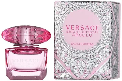 VERSACE BRIGHT CRYSTAL ABSOLU Perfume For Women Mini 0.17oz Eau De Parfum Splash • $11.95