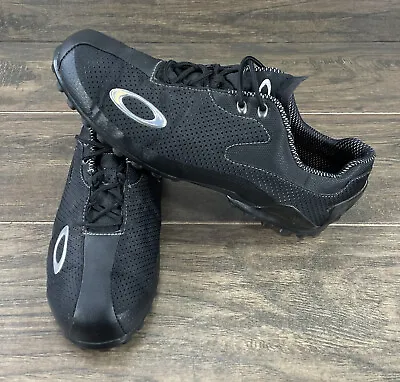 Oakley Cipher Mens Black Nano Spike Factory Lite Athletic Golf Shoes 9/43 • $65