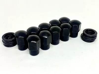 Weld V Series Alumastar & Magnum 10 Black Wheel Nuts Ford 1/2 UNF WE 601-1466 • $43