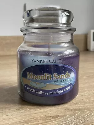 Yankee Candle Moonlight Sands Swirl 12oz. Beach Walk & Midnight Oasis VHTF • £24