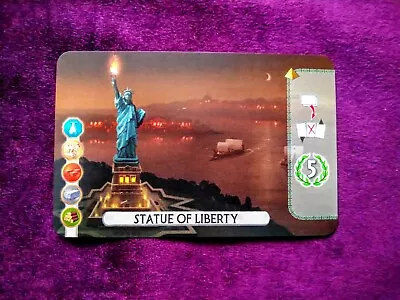 7 Wonders Duel - Statue Of Liberty Version 1 - Wonder Card Promo -- NEW -- • £18