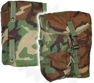 US Military Sustainment Pouch Woodland Camo X 2 • $44.99