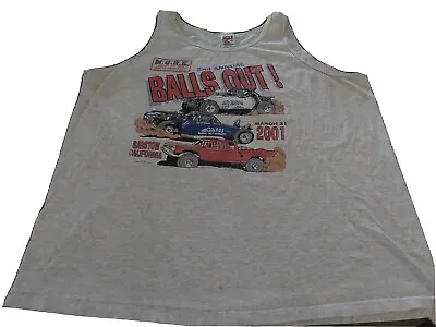 Mojave Off Road Racing Enthusiast  M.O.R.E.  2nd Balls Out Race Tank 2xL Tank  • $19.99