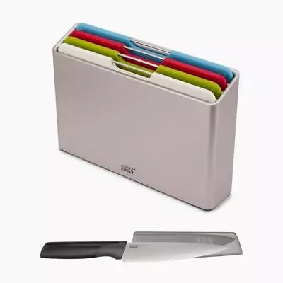 Joseph Joseph Folio Chopping Board Set With Chef's Knife • $91