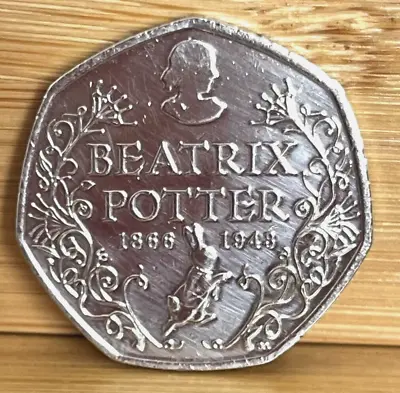 Beatrix Potter 150th Anniversary 50p Coin 2016 Fifty Pence UK Coin Hunt • £2.75