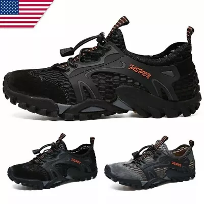 Men's Wading Shoes Sports Beach Outdoor Athletic Sneakers Hiking Casual Non-slip • $14.99