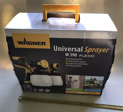 Wagner W 590 FLEXiO Universal Paint Spray Gun System 2 Heads Floors Ceiling Wall • £199