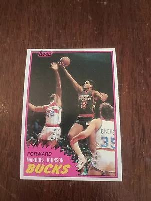 1981-82 Topps #24 Marques Johnson (MINT) • $3