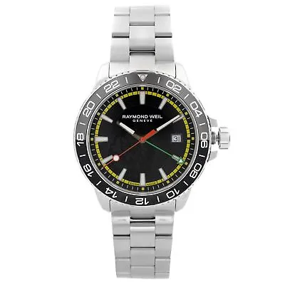 Raymond Weil Tango Bob Marley Edition Steel Black Dial Mens Watch 8280-ST1-BMY18 • $741