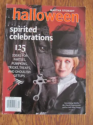 Martha Stewart HALLOWEEN 2009 Magazine Costumes Decorations Parties Pumpkins • $10