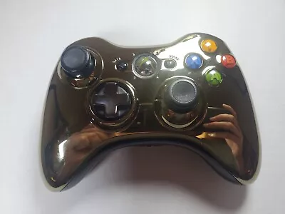 $27.99 • Buy OEM Microsoft Xbox 360 Wireless Controller Metallic Gold Model 1403