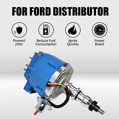 New Distributor HEI For Ford F-150 F-250 E-100 E150 300 4.9 L6 Inline 6 Cylinder • $55.88