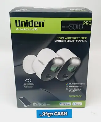 UNIDEN - App Cam Solo Pro Twin - SOLO PRO 2 - Security Cameras • $325