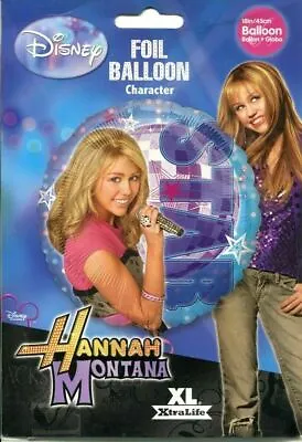 £4.18 • Buy Hannah Montana Foil Balloon  Rock Star Party  XL Anagram 18  (46cm) 