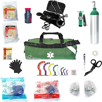 Dixie EMS O2 Duffle Responder Kit 2700307K With Oxygen D Tank And Regulator • $248.99