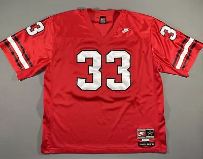 Nike UGA Georgia Bulldogs #33 Terrell Davis 1994 Field General Jersey 3XL HOF • $49