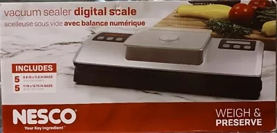 $64.92 • Buy NESCO Vacuum Sealer With Digital Scale