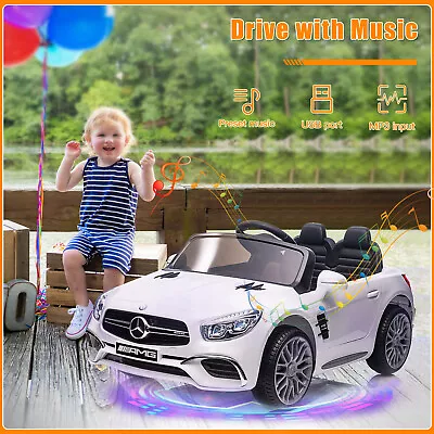 12V Kids Ride On Car Mercedes-Benz SL65 Licensed Electric Toy With Parent Remote • $185.99