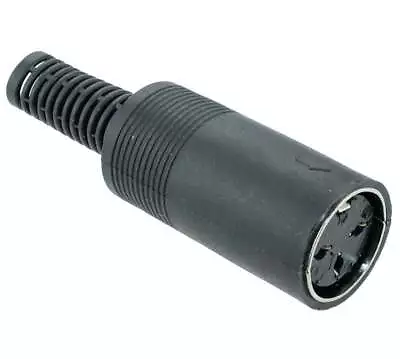 Philmore ETL1 3 Pin 180° Inline Female DIN Connector ~ Solder Type • $2.19