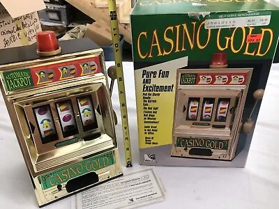 $49.99 • Buy Vintage Original Waco (Japan) Casino Gold Mechanical Slot Machine Very Nice!!!