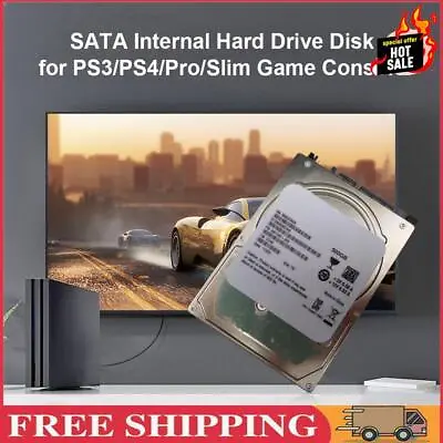$33.54 • Buy For PS3/PS4/Pro/Slim Game Console SATA Internal Hard Drive Disk (500GB)