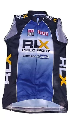 Mens Ralph Lauren RLX Polo Sport Cycling Jersey Biking Sleeveless MEDium  • $38