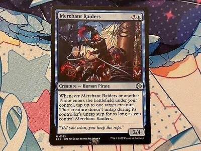 Merchant Raiders - Misprint - White Textured Ink Spill - MTG • $10