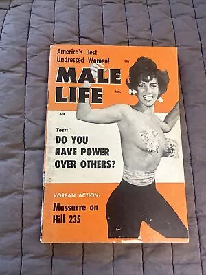 Male Life Magazine January 1957 • $5.50