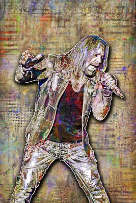 Vince Neil Of MOTLEY CRUE 12x18inch  Poster Motley Crüe Print Free Shipping • $22.99