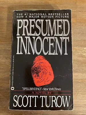 Presumed Innocent By Scott Turow Paperback 1988 Kindle County Legal Thriller #1 • $15.06