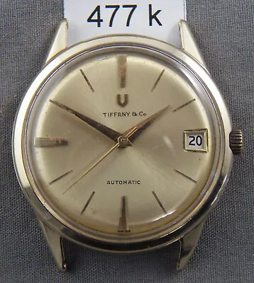 Vintage Tiffany Universal Geneve Microtor Men's  14K Gold Wrist Watch! • $1295