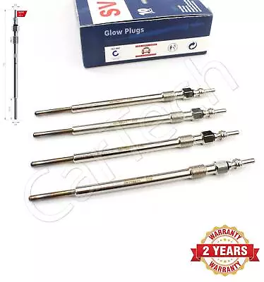 £16.62 • Buy 4x Heater Glow Plugs For Vauxhall Astra Signum Vectra Zafira 1.9cdti M9/1 (11v)