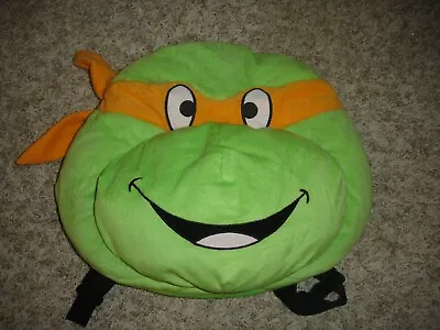 TMNT Teenage Mutant Ninja Turtles Plush Michelangelo Mikey Backpack 2011 Pillow • $8