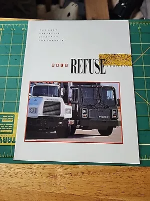1991 MACK Refuse Trucks Brochures Models MR DM600 RD600 CH600 Mid-Liner • $11.86